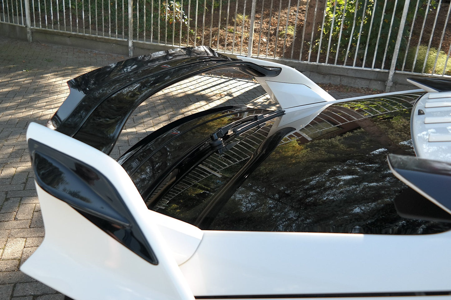 Unterer Spoiler CAP V.3 für HONDA CIVIC X TYPE R schwarz matt