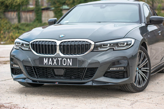 Front Ansatz V.1 für BMW 3er G20 M Paket schwarz matt