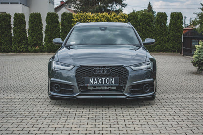 Front Ansatz für Audi S6 / A6 S-Line C7 FL  Carbon Look