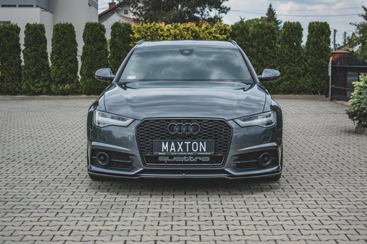 Front Ansatz für Audi S6 / A6 S-Line C7 FL  Carbon Look