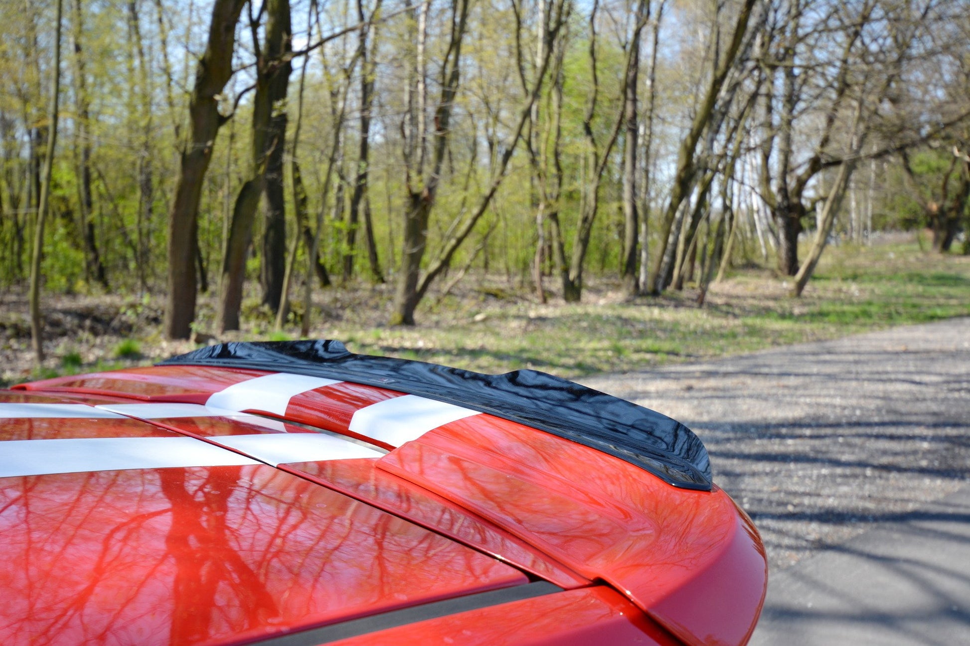 Spoiler CAP V.1 für Ford Fiesta ST Mk6 schwarz Hochglanz