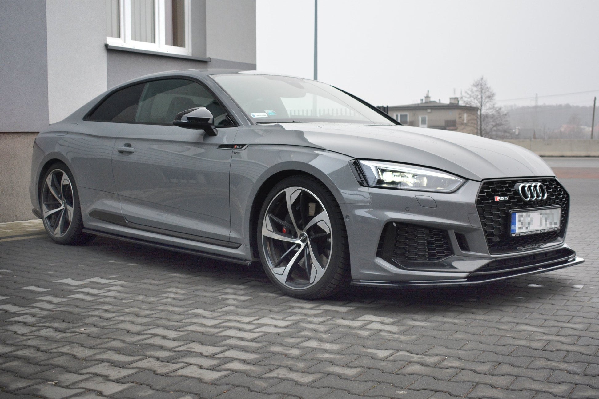 Front Ansatz V.2 für Audi RS5 F5 Coupe / Sportback schwarz matt