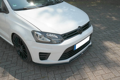 Front Ansatz für VOLKSWAGEN POLO MK5 R WRC Carbon Look