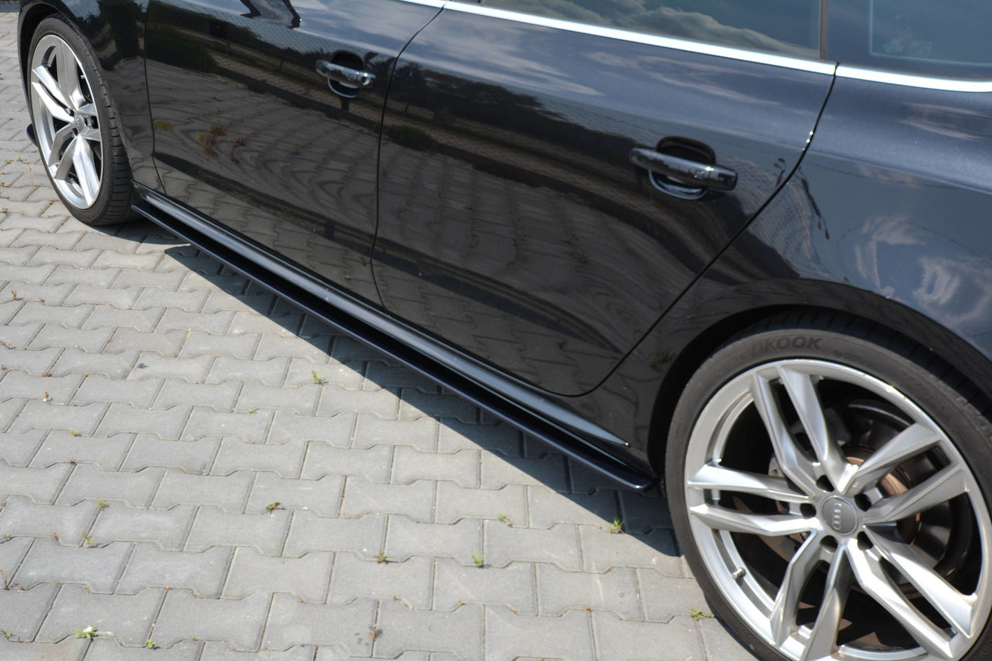 Seitenschweller Ansatz für Audi S5 / A5 / A5 S-Line 8T / 8T FL Sportback Carbon Look