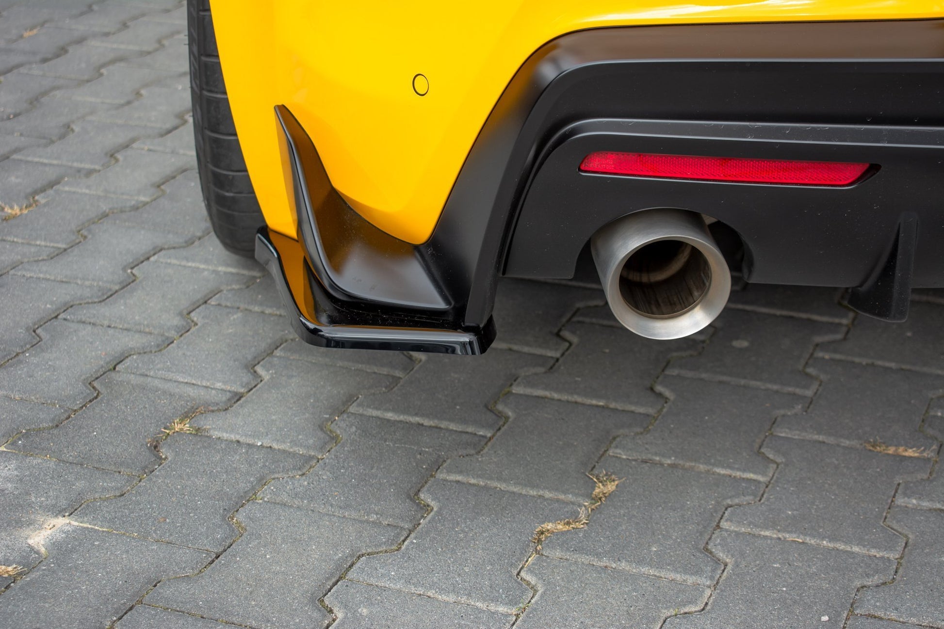 Heck Ansatz Flaps Diffusor V.1 für Toyota Supra Mk5 Carbon Look