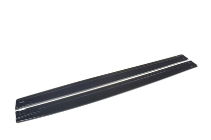 Seitenschweller Ansatz für Hyundai Tucson Mk3 Facelift Carbon Look