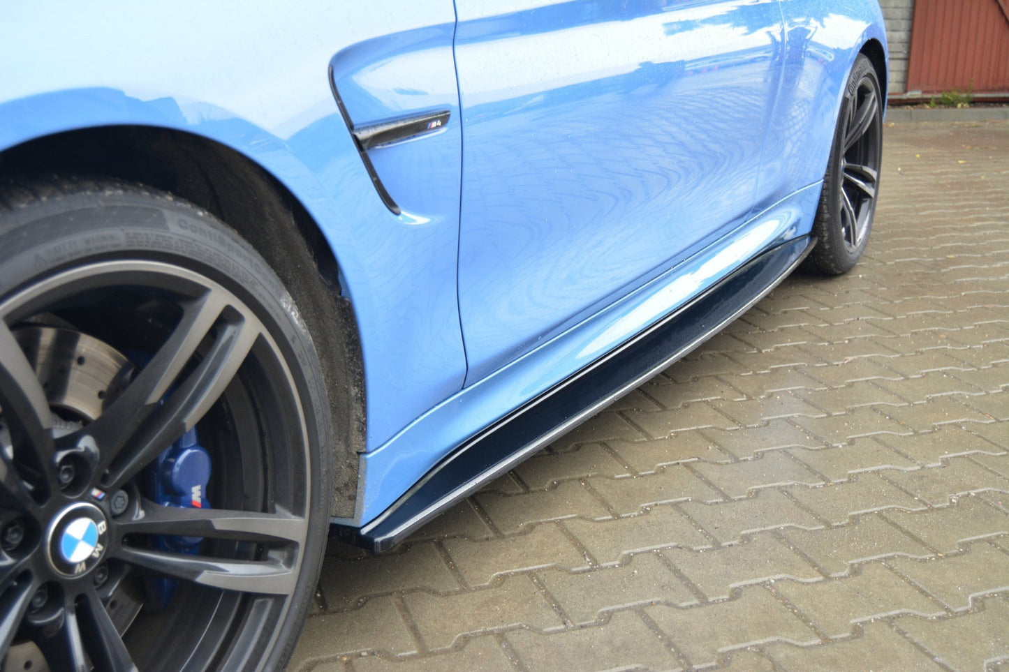 Seitenschweller Ansatz für BMW M4 F82 Carbon Look