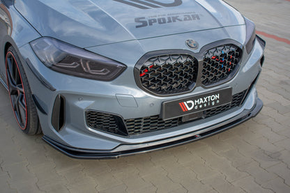 Front Ansatz für BMW 1er F40 M-Paket/ M135i  schwarz Hochglanz