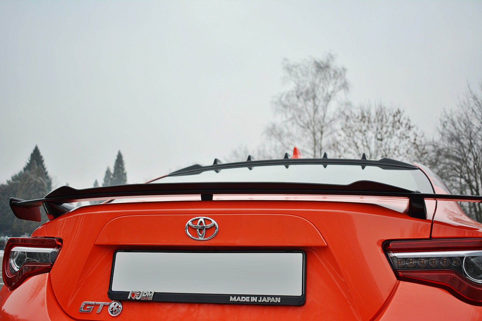 Spoiler CAP V.2 für SUBARU BRZ/ TOYOTA GT86 FACELIFT   schwarz Hochglanz