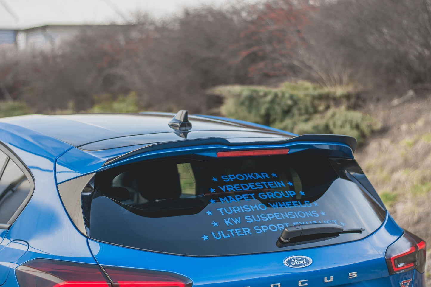 Spoiler CAP V.1 für Ford Focus ST Mk4 schwarz matt