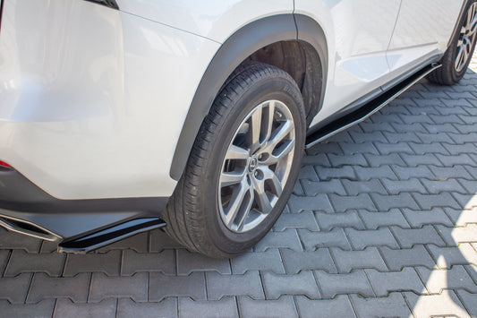 Heck Ansatz Flaps Diffusor für Lexus NX Facelift(Hybrid) schwarz matt