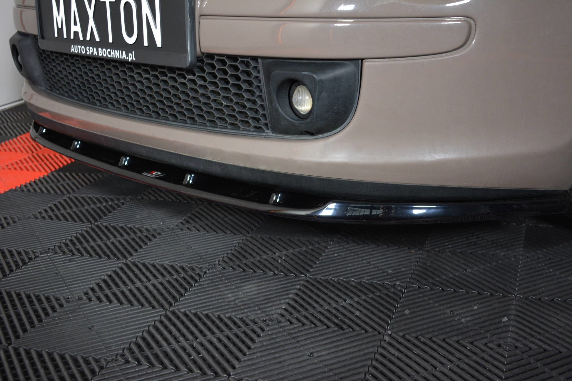 Front Ansatz V.1 für FIAT 500 HATCHBACK vor Facelift Carbon Look