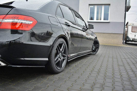 Seitenschweller Ansatz für Mercedes E63 AMG W212  schwarz matt