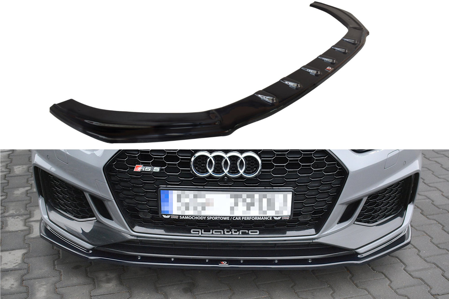 Front Ansatz V.1 für Audi RS5 F5 Coupe / Sportback schwarz matt