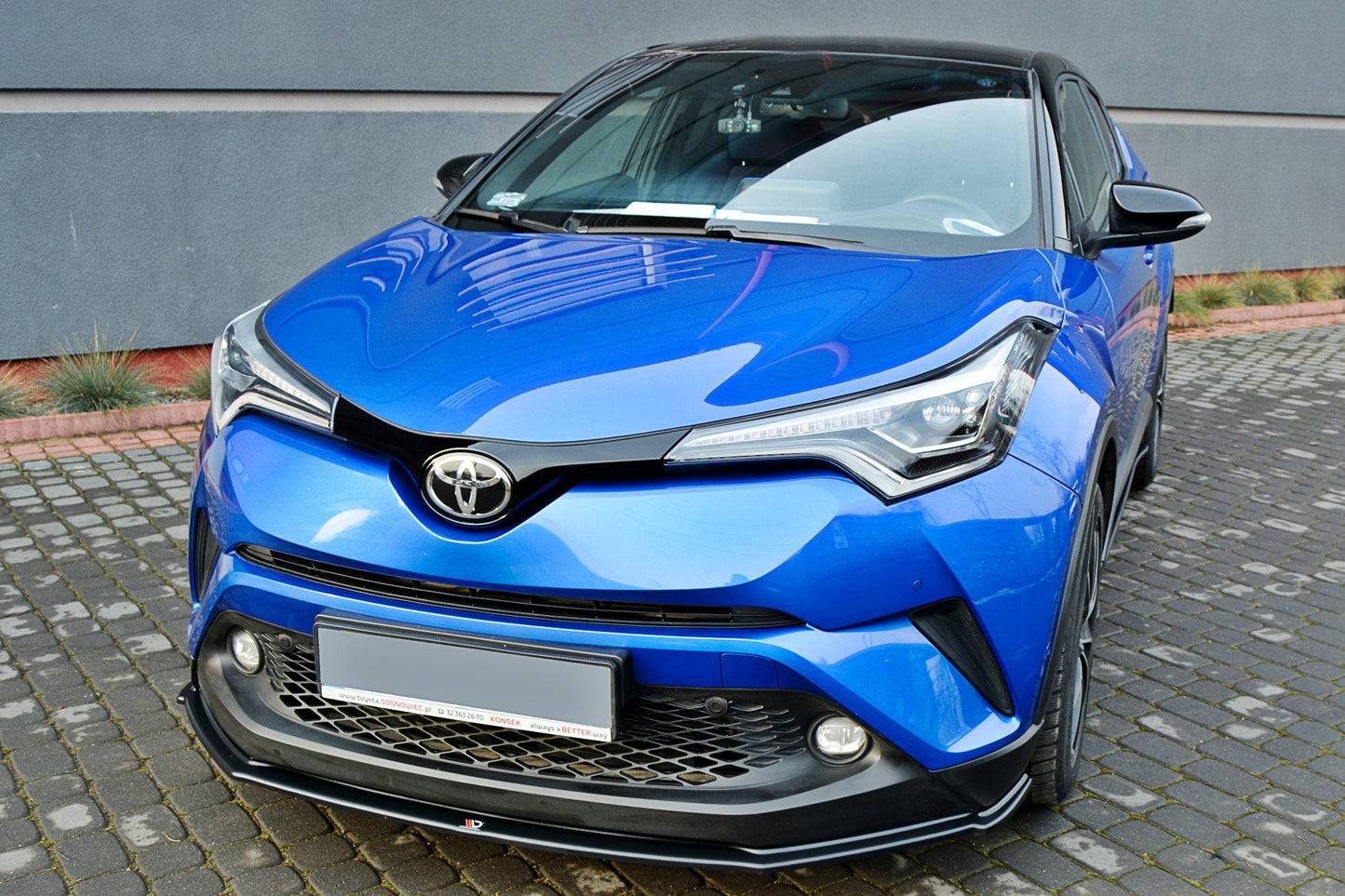 Front Ansatz V.1 für TOYOTA C-HR  schwarz matt