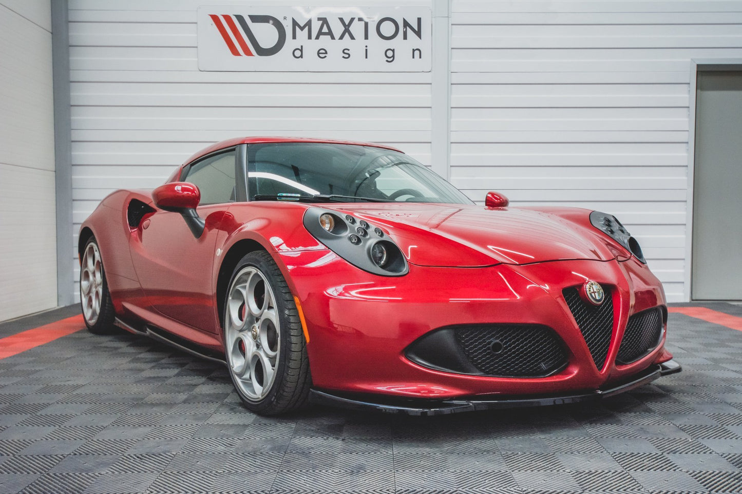 Front Ansatz für Alfa Romeo 4C schwarz matt