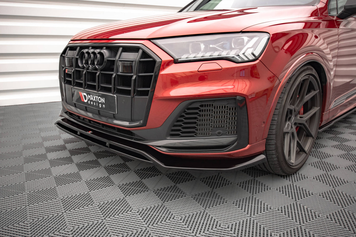 Front Ansatz für Audi SQ7 /Q7 S-Line Mk2 (4M) Facelift  schwarz matt
