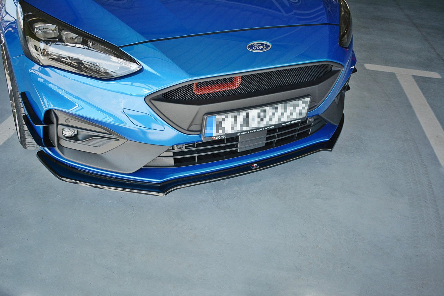 Front Ansatz V.1 für Ford Focus ST / ST-Line Mk4 schwarz Hochglanz