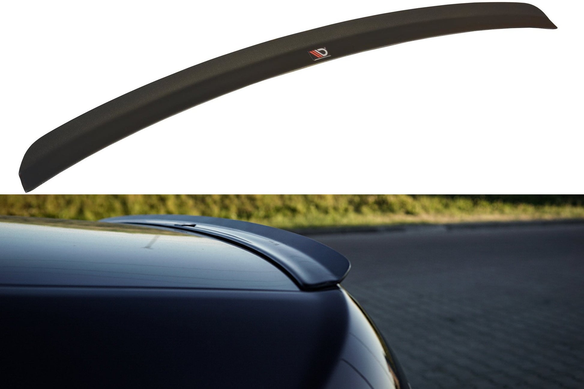 Spoiler CAP für Audi A6 S-Line C6 FL Limousine Carbon Look