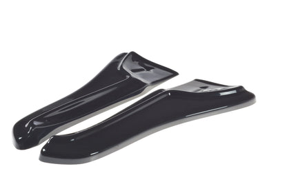 Heck Ansatz Flaps Diffusor V.1 für TESLA MODEL X  Carbon Look