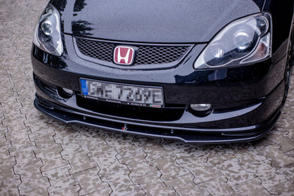 Front Ansatz V.1 für HONDA CIVIC EP3 (MK7) TYPE-R/S FACELIFT  schwarz matt