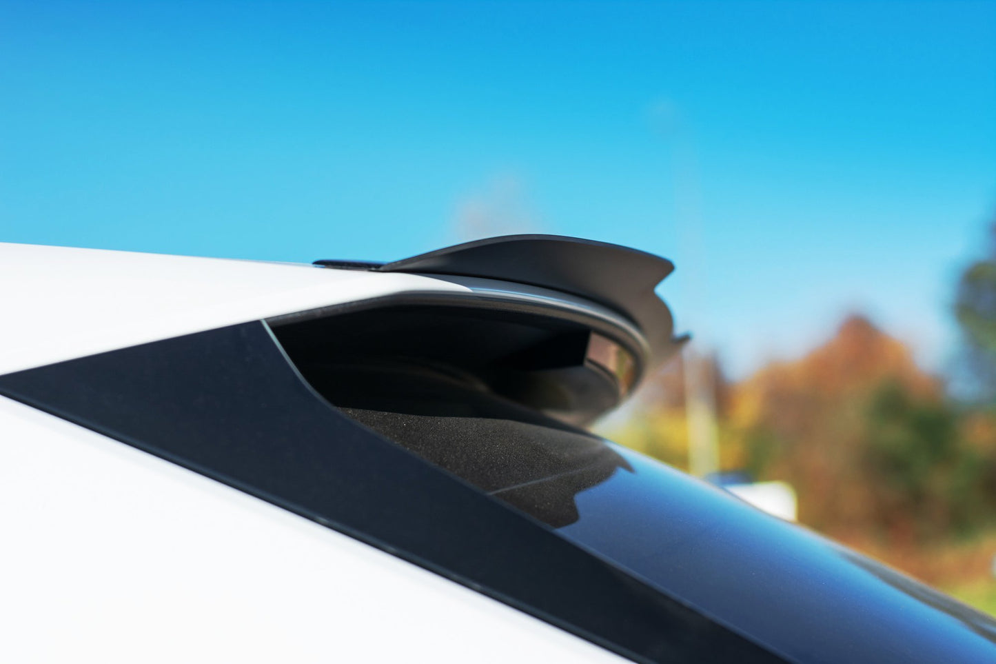 Spoiler CAP V.1 für Audi Q8 S-line schwarz Hochglanz