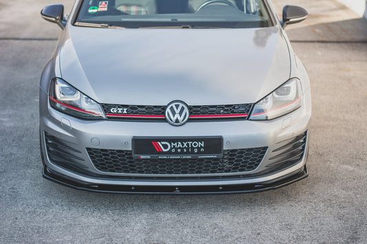 Front Ansatz V.1 für VW Golf 7 GTI  schwarz matt