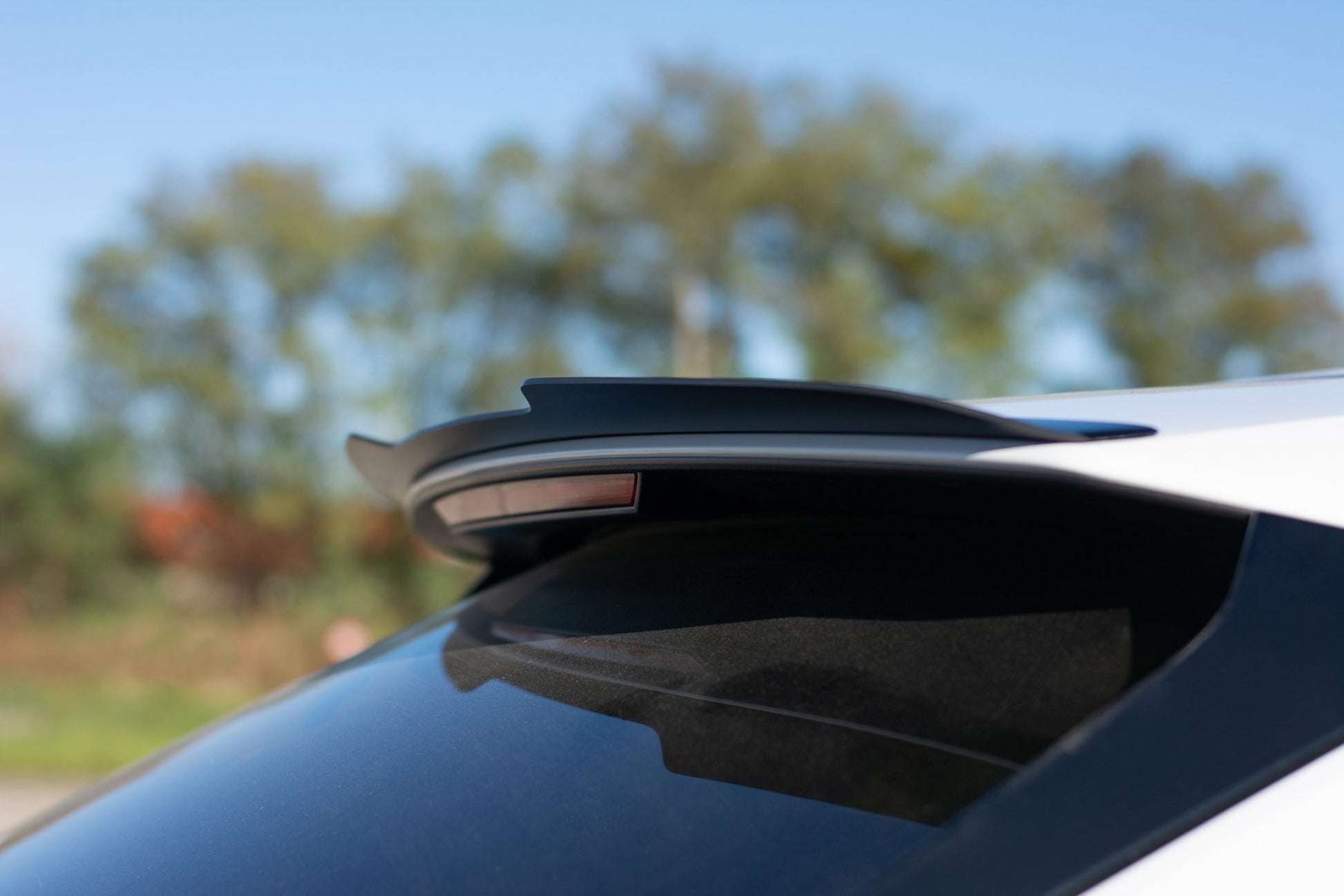 Spoiler CAP V.1 für Audi Q8 S-line schwarz Hochglanz