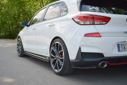 Seitenschweller Ansatz für V.1 für Hyundai I30 N Mk3 Hatchback / Fastback Carbon Look