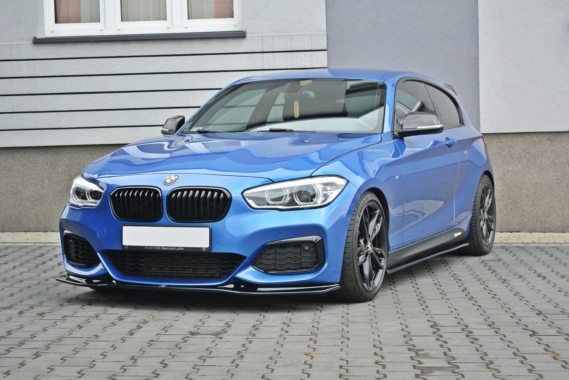 Front Ansatz V.3 für  BMW 1er F20/F21 M-Power schwarz matt