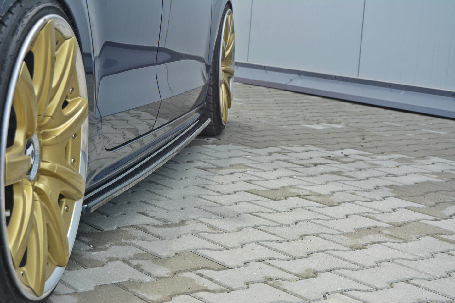 Seitenschweller Ansatz für VOLKSWAGEN JETTA MK6 SEDAN vor Facelift Carbon Look