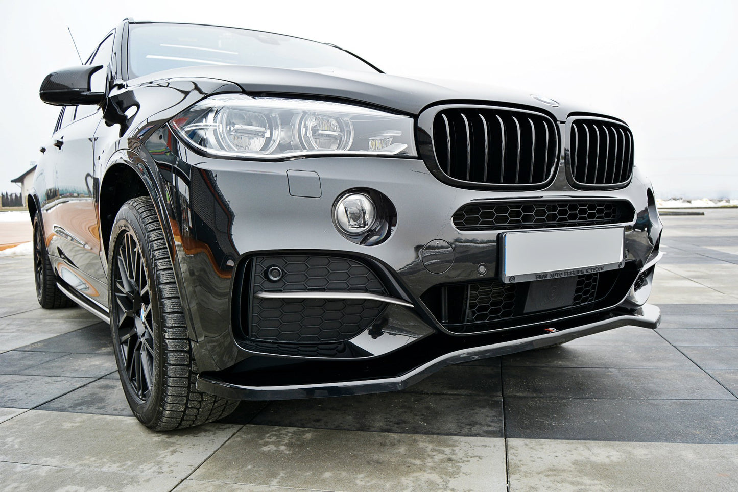 Front Ansatz V.1 für BMW X5 F15 M Paket Carbon Look