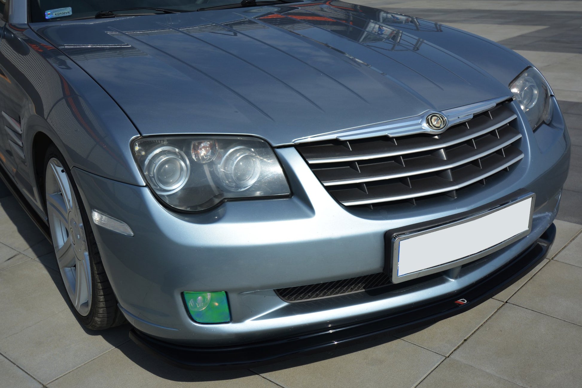 Front Ansatz für CHRYSLER CROSSFIRE schwarz matt