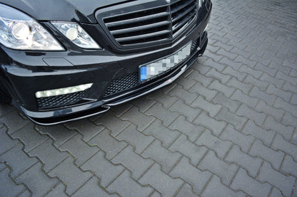 Front Ansatz V.1 für Mercedes E63 AMG W212  schwarz matt