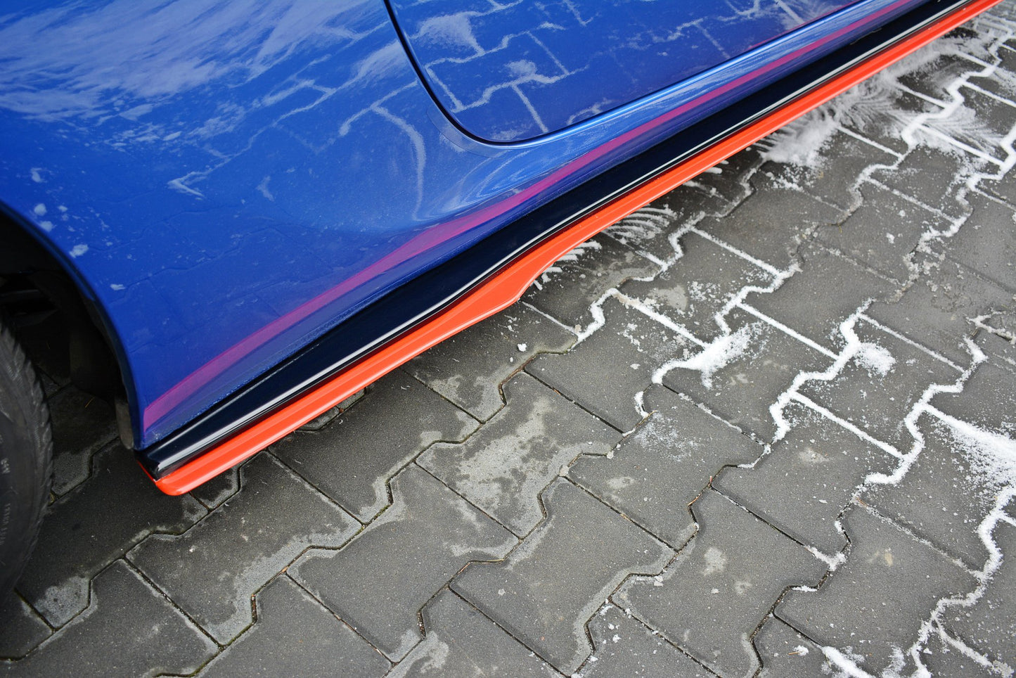Seitenschweller Ansatz für V.2 für SUBARU BRZ/ TOYOTA GT86 FACELIFT  schwarz matt
