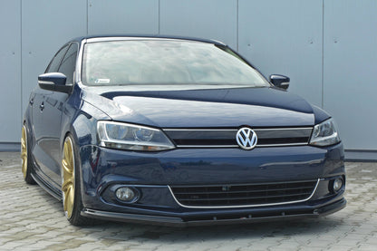 Front Ansatz V.1 für VW Jetta 6 schwarz matt