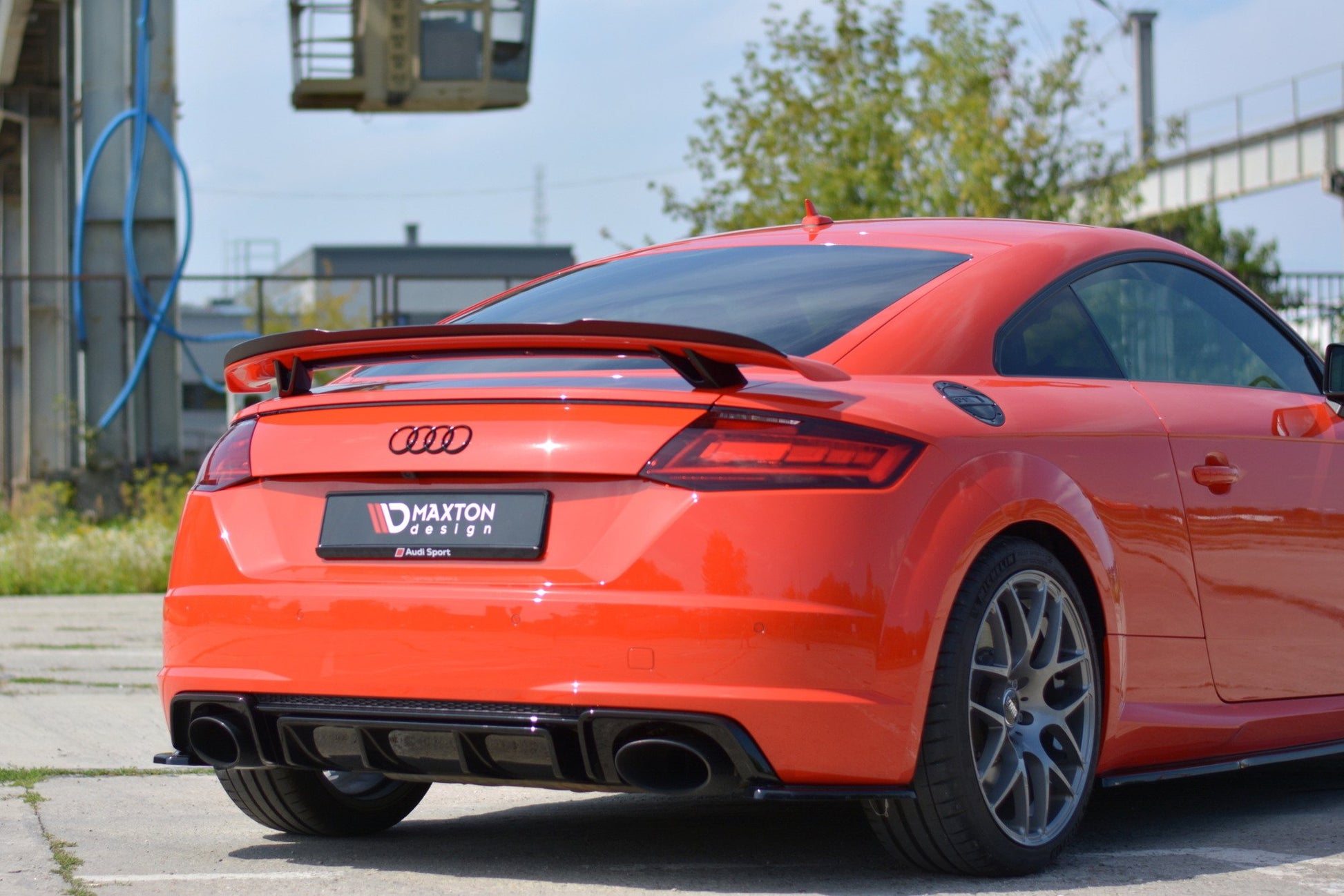Spoiler CAP für Audi TT RS 8S Carbon Look