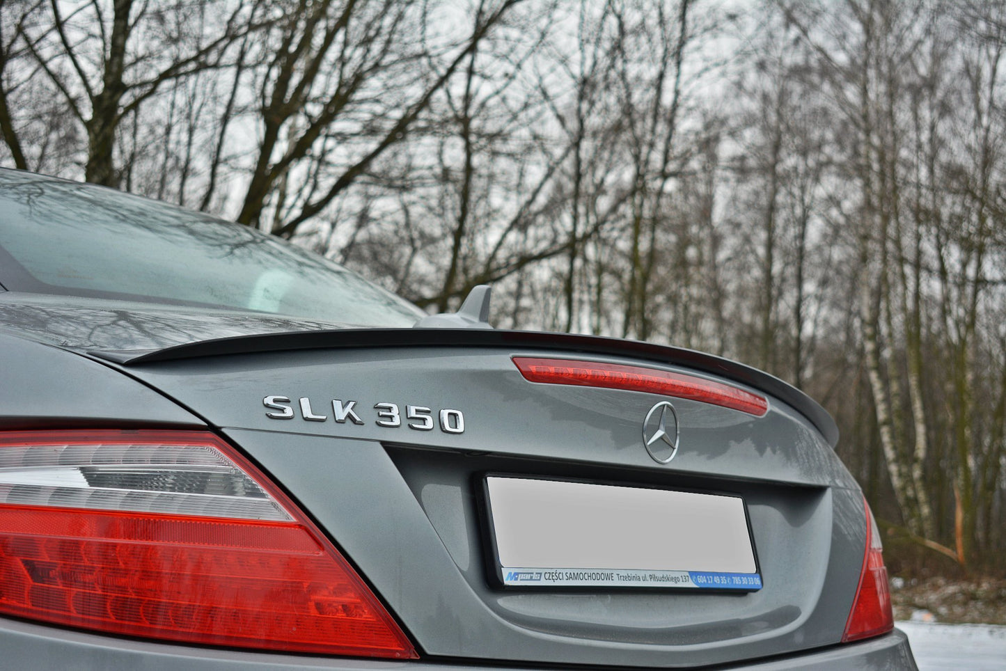 Spoiler CAP für Mercedes SLK R172 schwarz matt