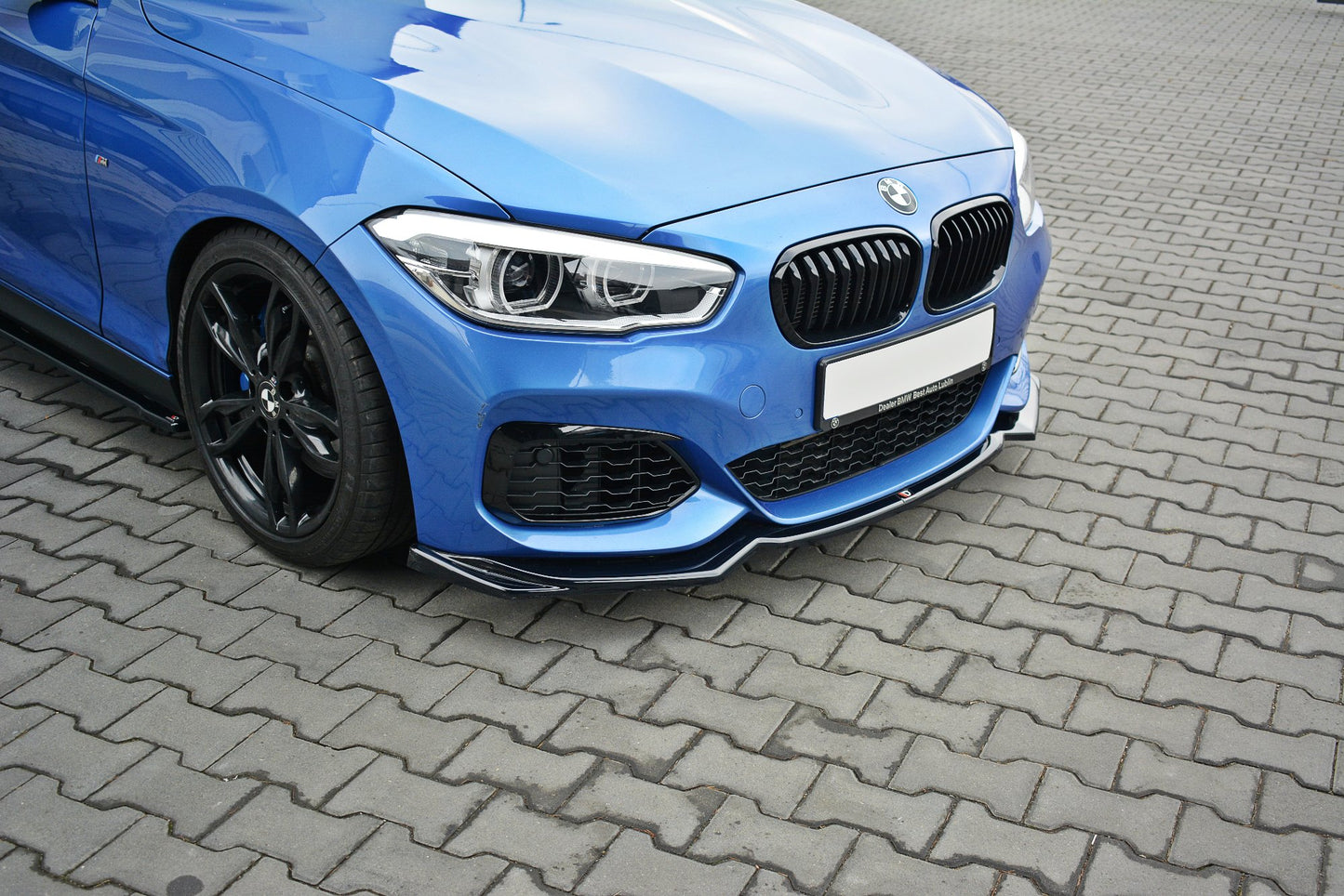 Front Ansatz V.2 für BMW 1er F20/F21 M-Power Carbon Look