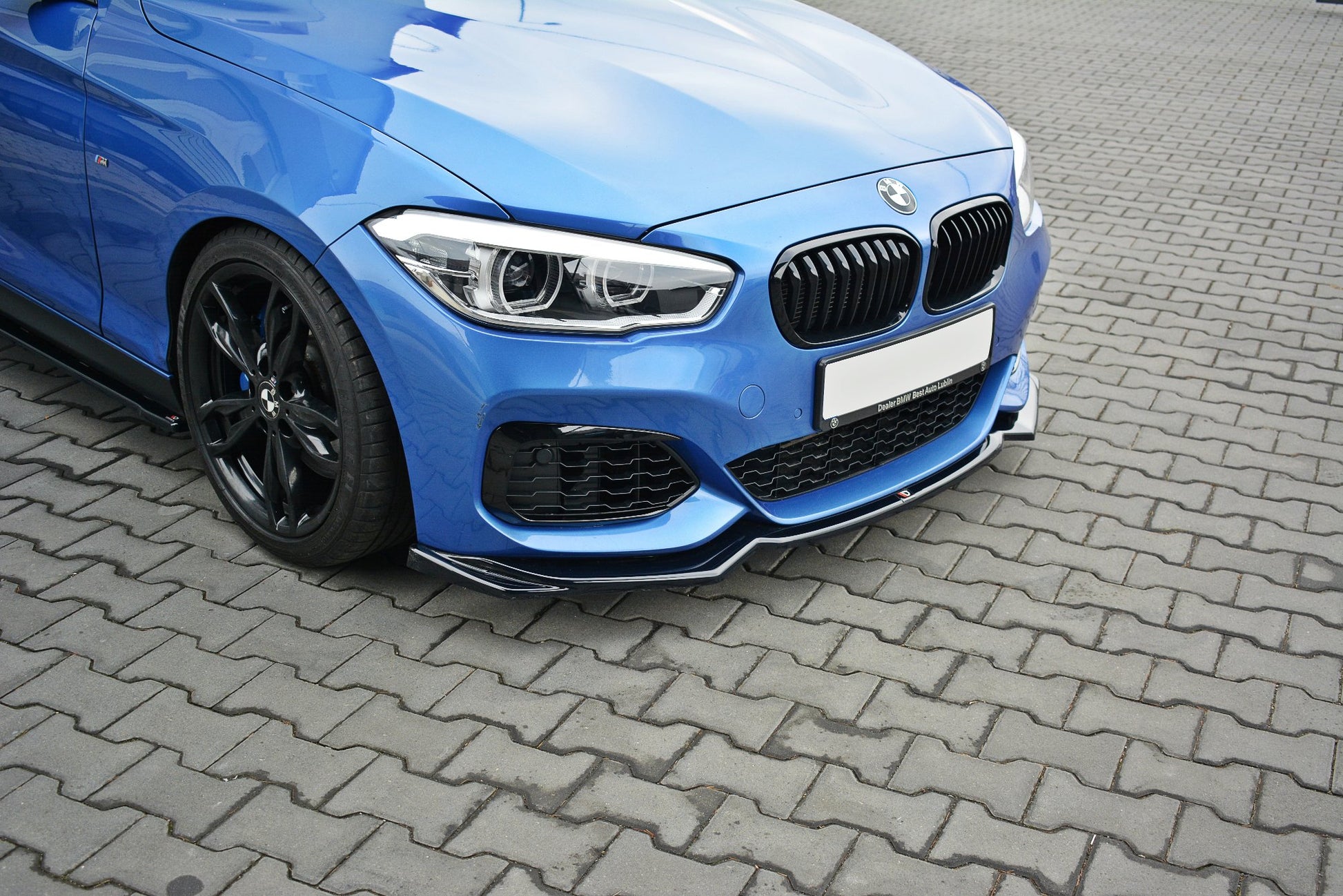 Front Ansatz V.2 für BMW 1er F20/F21 M-Power Carbon Look