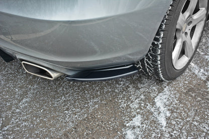 Heck Ansatz Flaps Diffusor V.1 für Mercedes SLK R172 schwarz matt