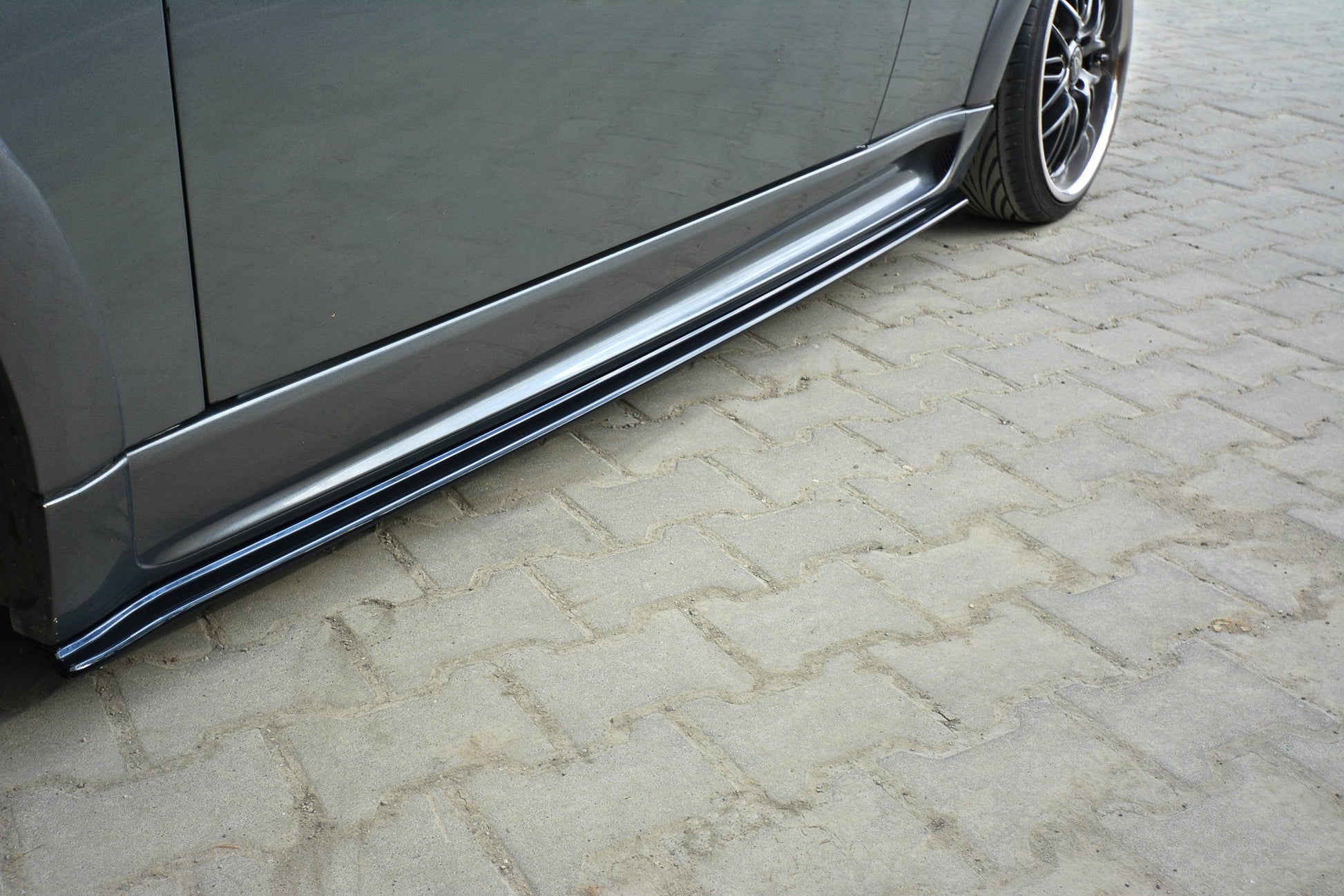 Seitenschweller Ansatz für MINI R53 COOPER S JCW Carbon Look