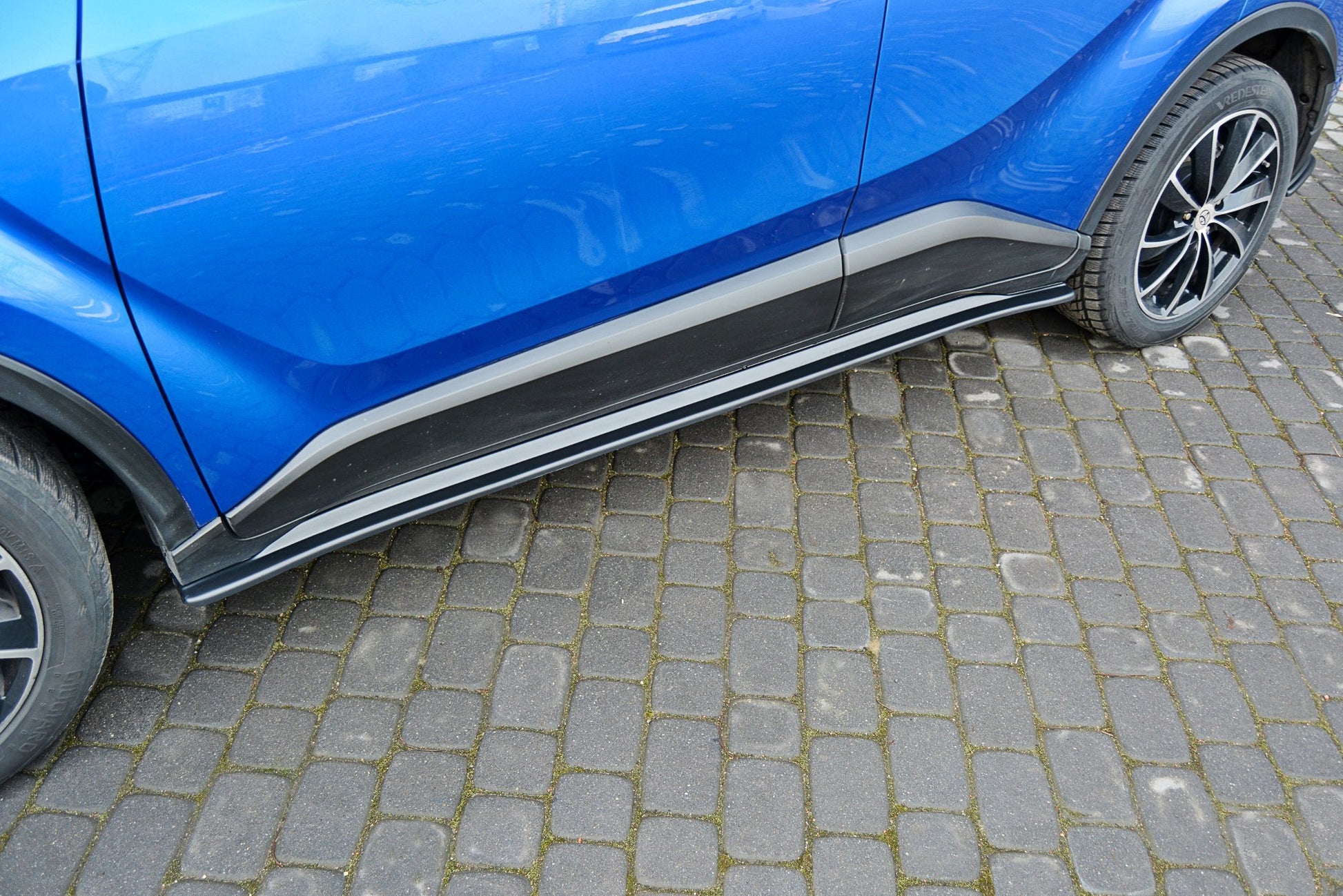 Seitenschweller Ansatz für TOYOTA C-HR  schwarz matt