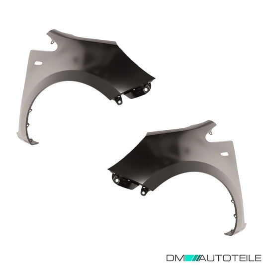 Kotflügel SET rechts+links vorne mit Blinkerloch passt für KIA Rio III 11-15