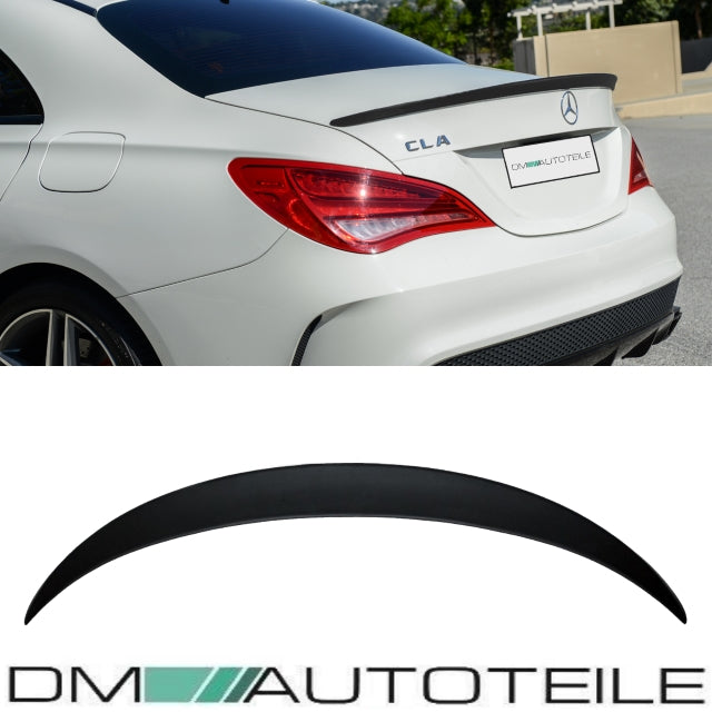 Kofferraumspoiler Heckspoiler Spoiler Schwarz Matt passend für CLA A45 AMG C117