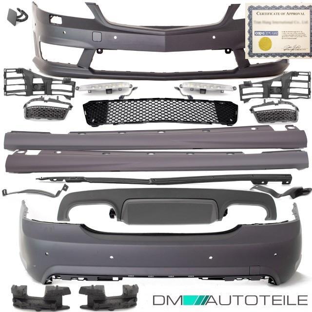 Mercedes S-Klasse W221 Bodykit Lang LED Tagfahrlicht Komplett f. PDC +Zubehör für S63 AMG