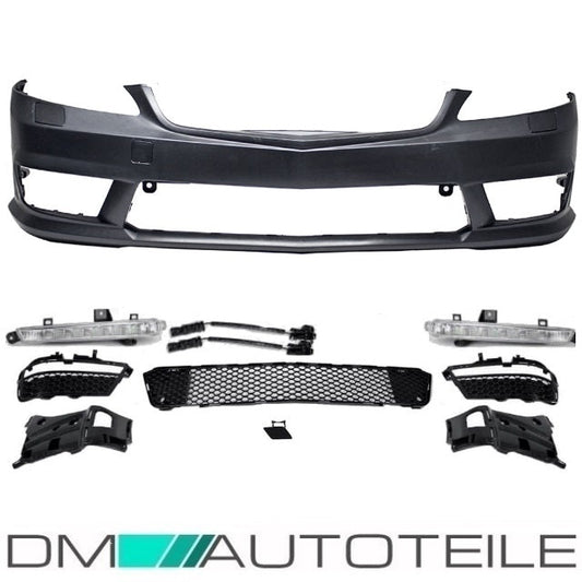Mercedes S-Klasse W221 Front Stoßstange ohne PDC+ LED Tagfahrlicht + Zubehör für S65 AMG