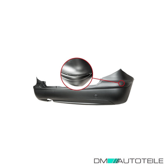 Stoßstange hinten grundiert passt für Mercedes A-Klasse (W169) 04-08 Avantgarde