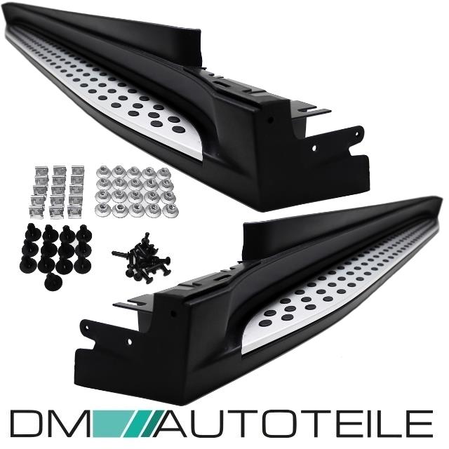 Mercedes ML W164 Trittbretter Einstiegsleiste Set Bj 05-11 Aluminium