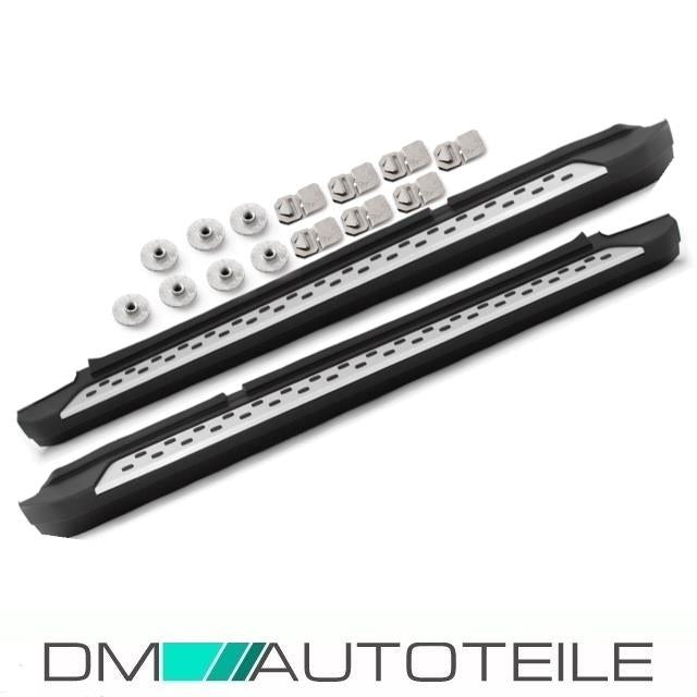 Mercedes GLK X204 Trittbretter Schweller Set Bj 08-15 inkl. Anbaumaterial